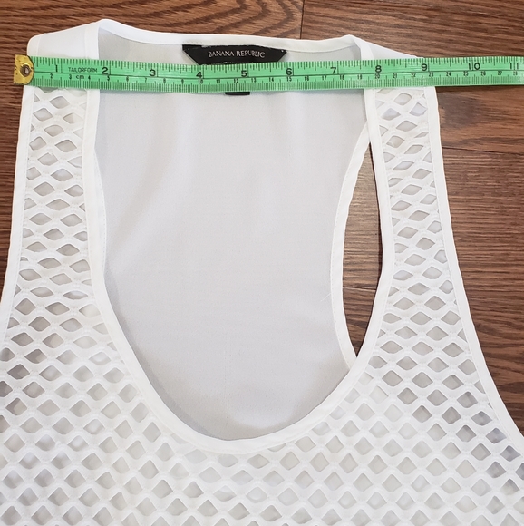 SOLD! White Racerback tank top - Picture 4 of 5